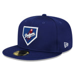 MLB Clubhouse 59Fifty Fitted Cap Los Angeles Dodgers - Blå - Headz Up 