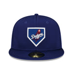 MLB Clubhouse 59Fifty Fitted Cap Los Angeles Dodgers - Blå - Headz Up 