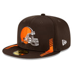 59Fifty Fitted Cap Cleveland Browns NFL21 - Brun - Headz Up 