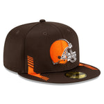 59Fifty Fitted Cap Cleveland Browns NFL21 - Brun - Headz Up 