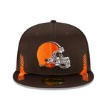 59Fifty Fitted Cap Cleveland Browns NFL21 - Brun - Headz Up 