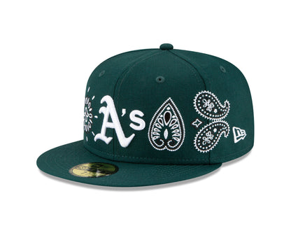 Oakland Athletics 59Fifty Fitted Q2 QT - Green - Headz Up 