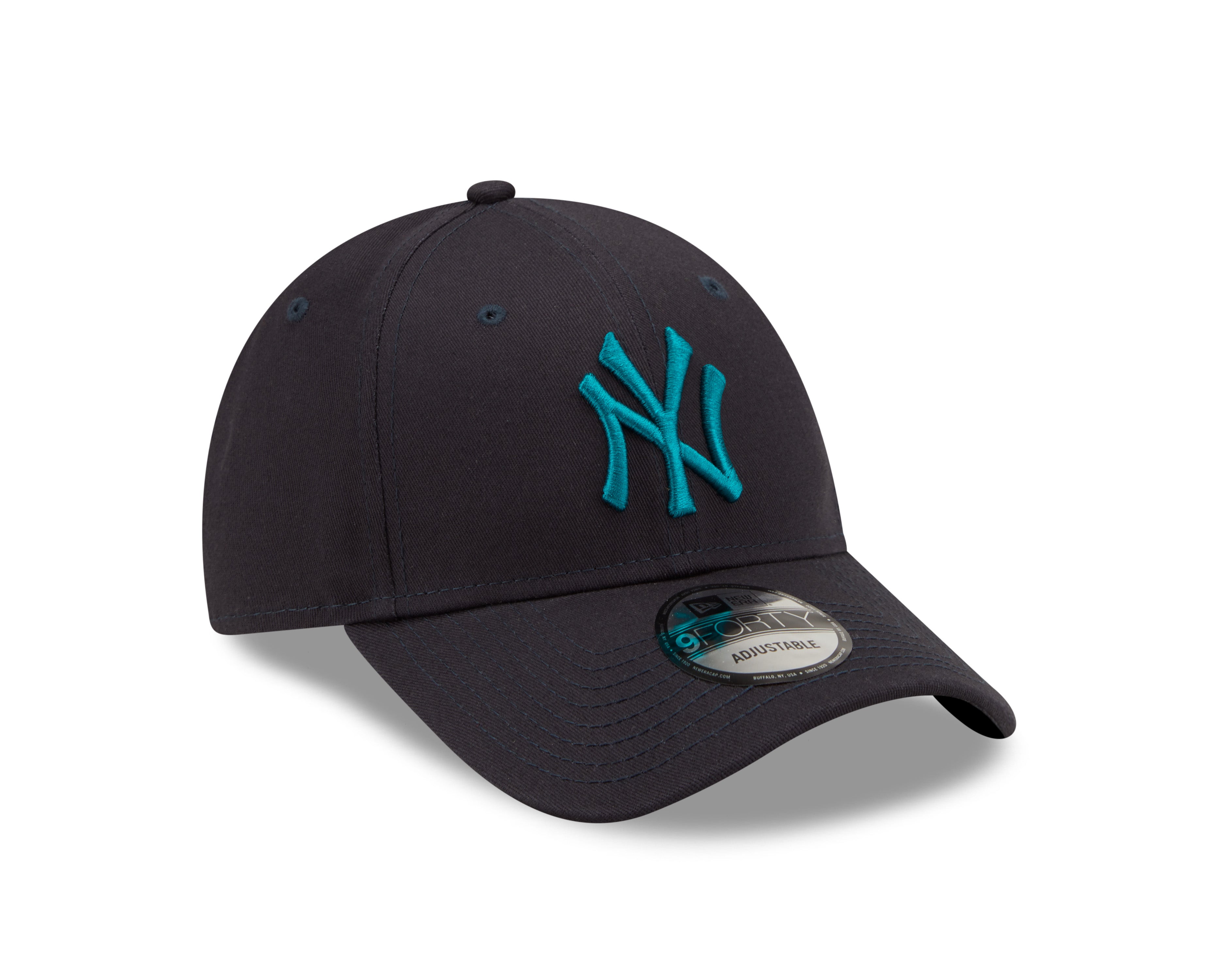 New York Yankees Cap 9Forty League Essentials - Navy/Teal - Headz Up 