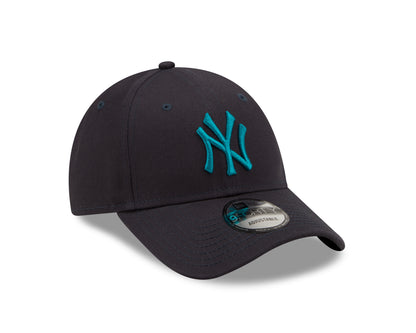 New York Yankees Cap 9Forty League Essentials - Navy/Teal - Headz Up 