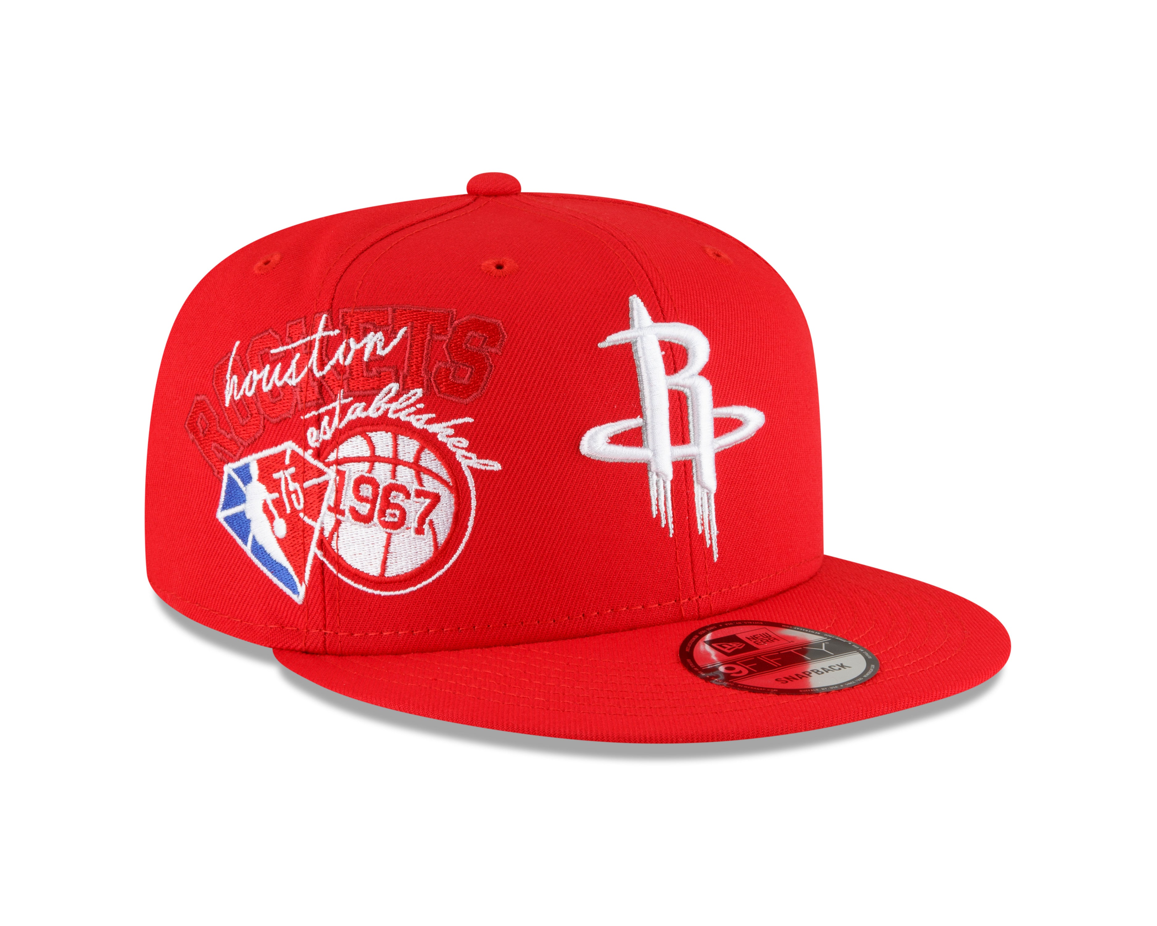 NBA21 Back Half 9Fifty Snapback - Houston Rockets - Rød - Headz Up 