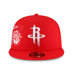 NBA21 Back Half 9Fifty Snapback - Houston Rockets - Rød - Headz Up 