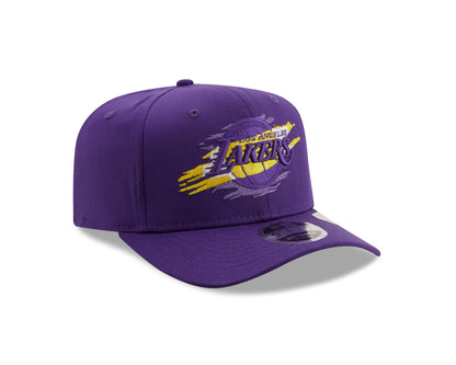 Tear Logo Los Angeles Lakers 9Fifty Stretch Snapback - Lilla - Headz Up 