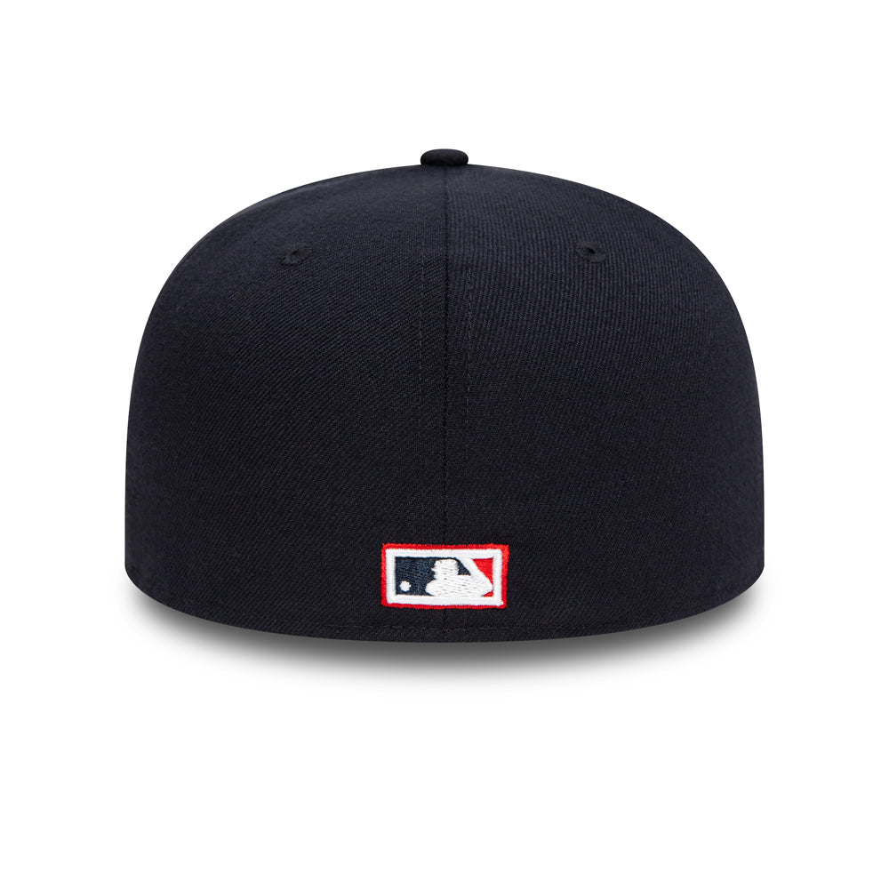 Atlanta Braves vs Minnesota Twins Navy 59FIFTY Cap - Navy - Headz Up 