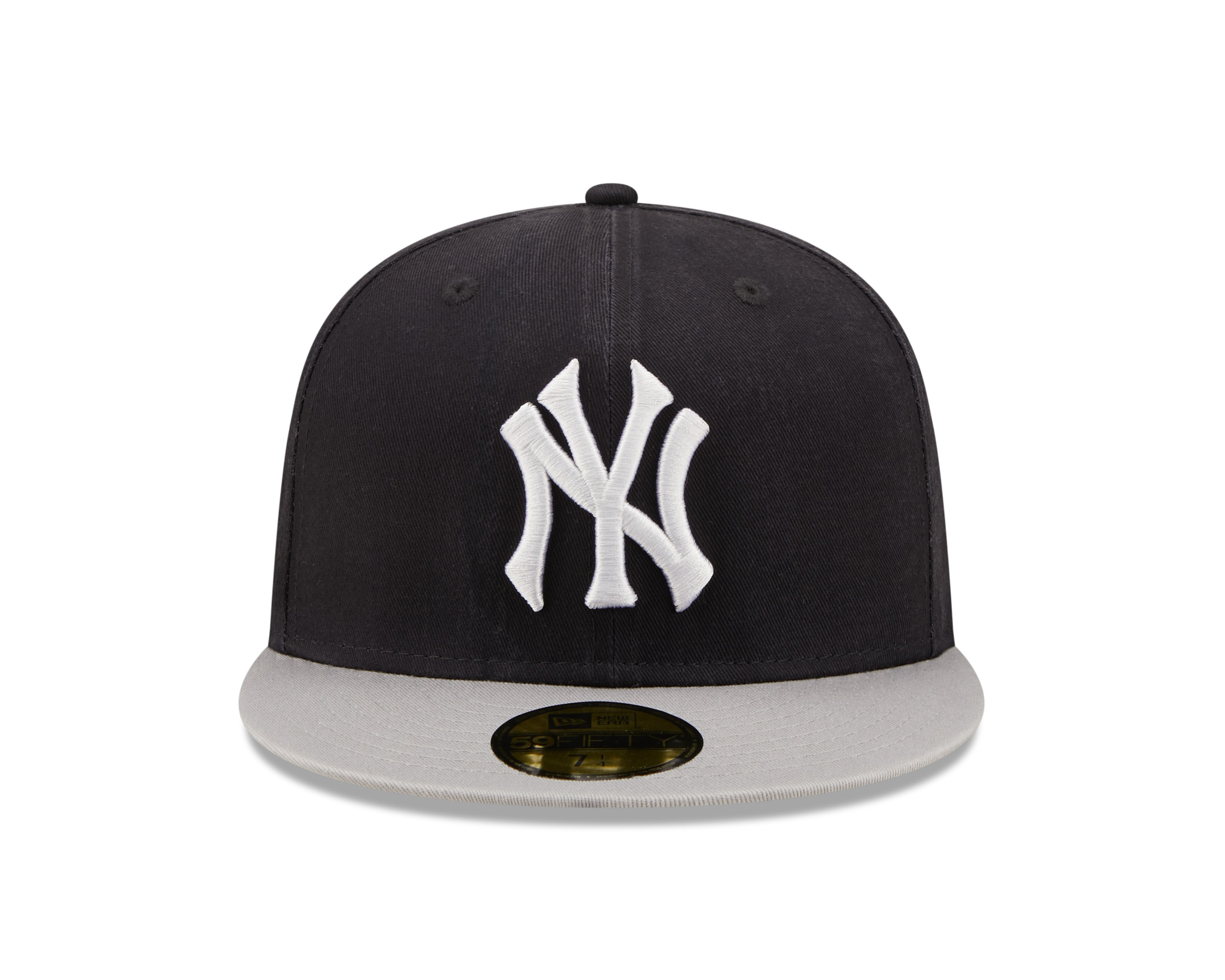 New York Yankees Cooperstown Patch 59FIFTY Cap - Navy/Grå - Headz Up 