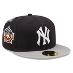 New York Yankees Cooperstown Patch 59FIFTY Cap - Navy/Grå - Headz Up 