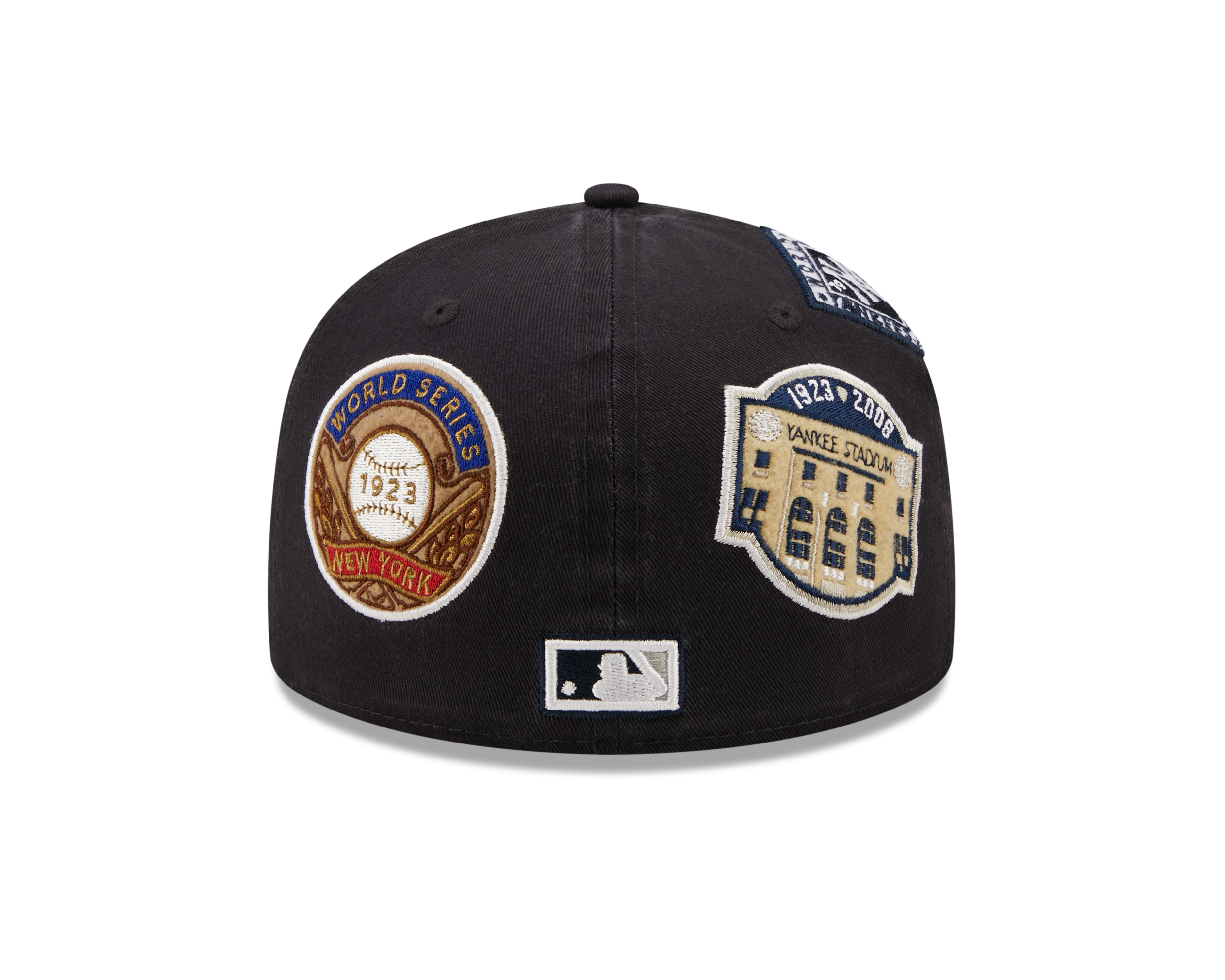 New York Yankees Cooperstown Patch 59FIFTY Cap - Navy/Grå - Headz Up 