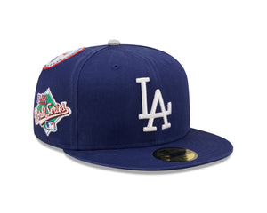 Los Angeles Dodgers Cooperstown Patch 59FIFTY Cap - Royal Blue - Headz Up 