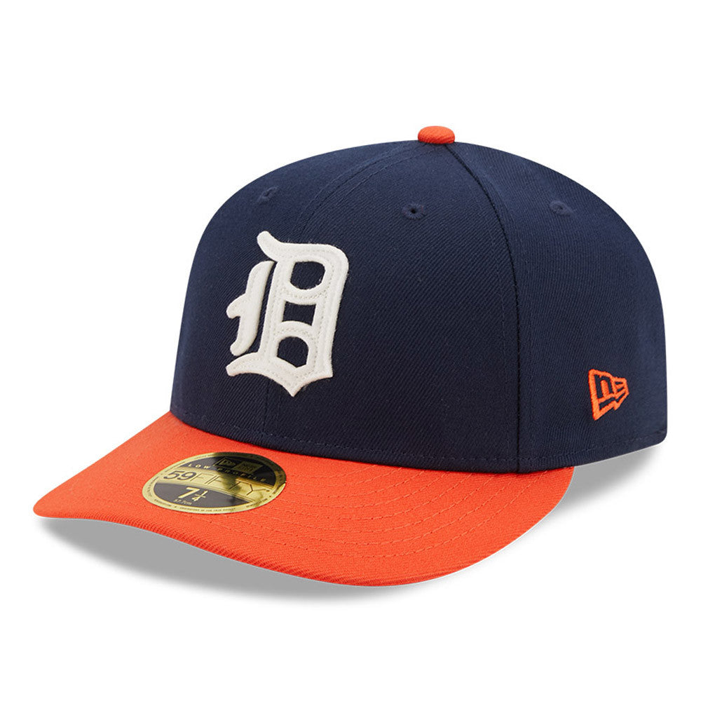 Detroit Tigers Cooperstown Low Profile 59Fifty Fitted - Navy/Orange - Headz Up 