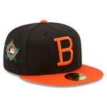 Baltimore Orioles Cooperstown Patch 59FIFTY Cap - Sort/Orange - Headz Up 