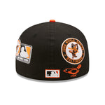 Baltimore Orioles Cooperstown Patch 59FIFTY Cap - Sort/Orange - Headz Up 