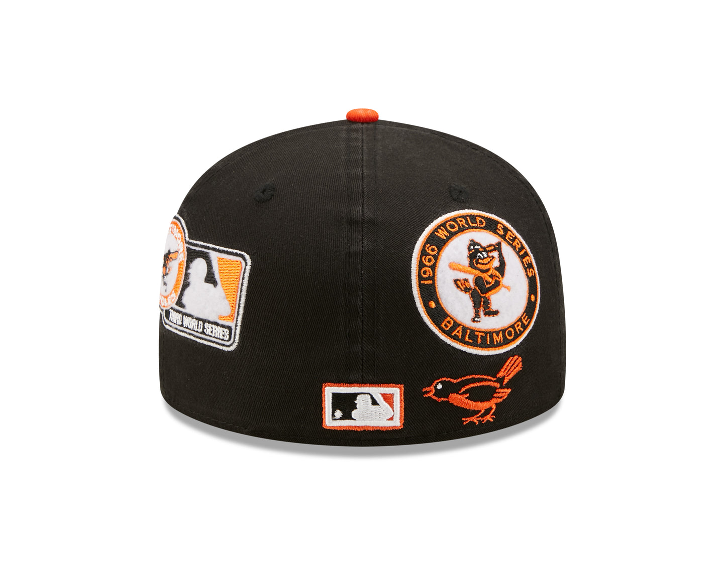 Baltimore Orioles Cooperstown Patch 59FIFTY Cap - Sort/Orange - Headz Up 