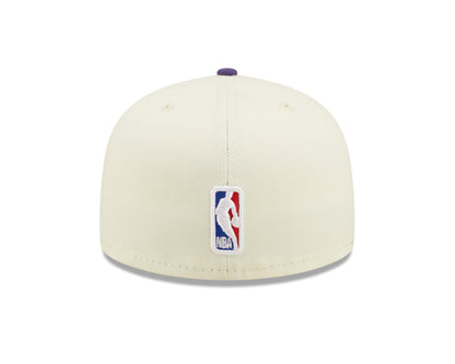 NBA22  DRAFT Phoenix Suns 59Fifty Fitted - Off White/Purple - Headz Up 