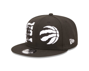 NBA22 DRAFT 9Fifty Snapback Toronto Raptors - Black/White - Headz Up 