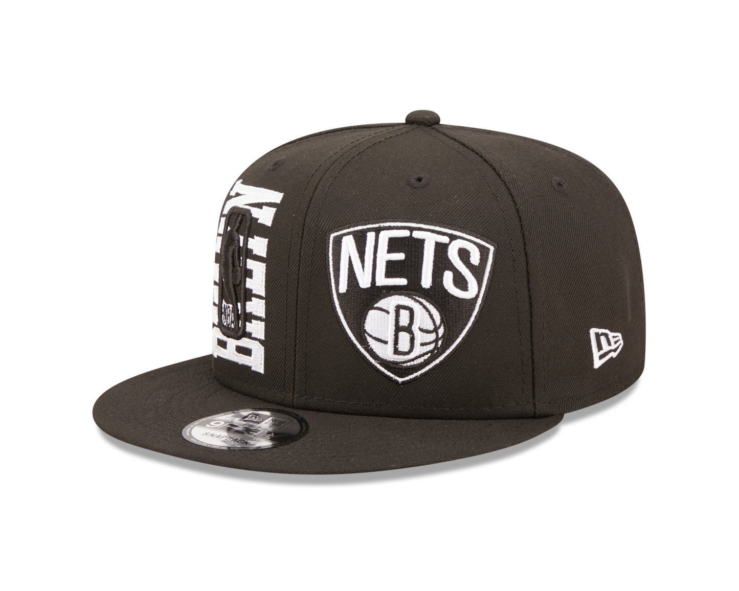 NBA22 DRAFT 9Fifty Snapback Brooklyn Nets - Black/White - Headz Up 