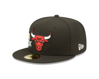 Chicago Bulls CROWN CHAMPS 59Fifty Fitted Cap - OTC - Headz Up 