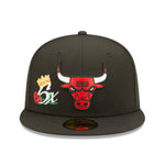 Chicago Bulls CROWN CHAMPS 59Fifty Fitted Cap - OTC - Headz Up 