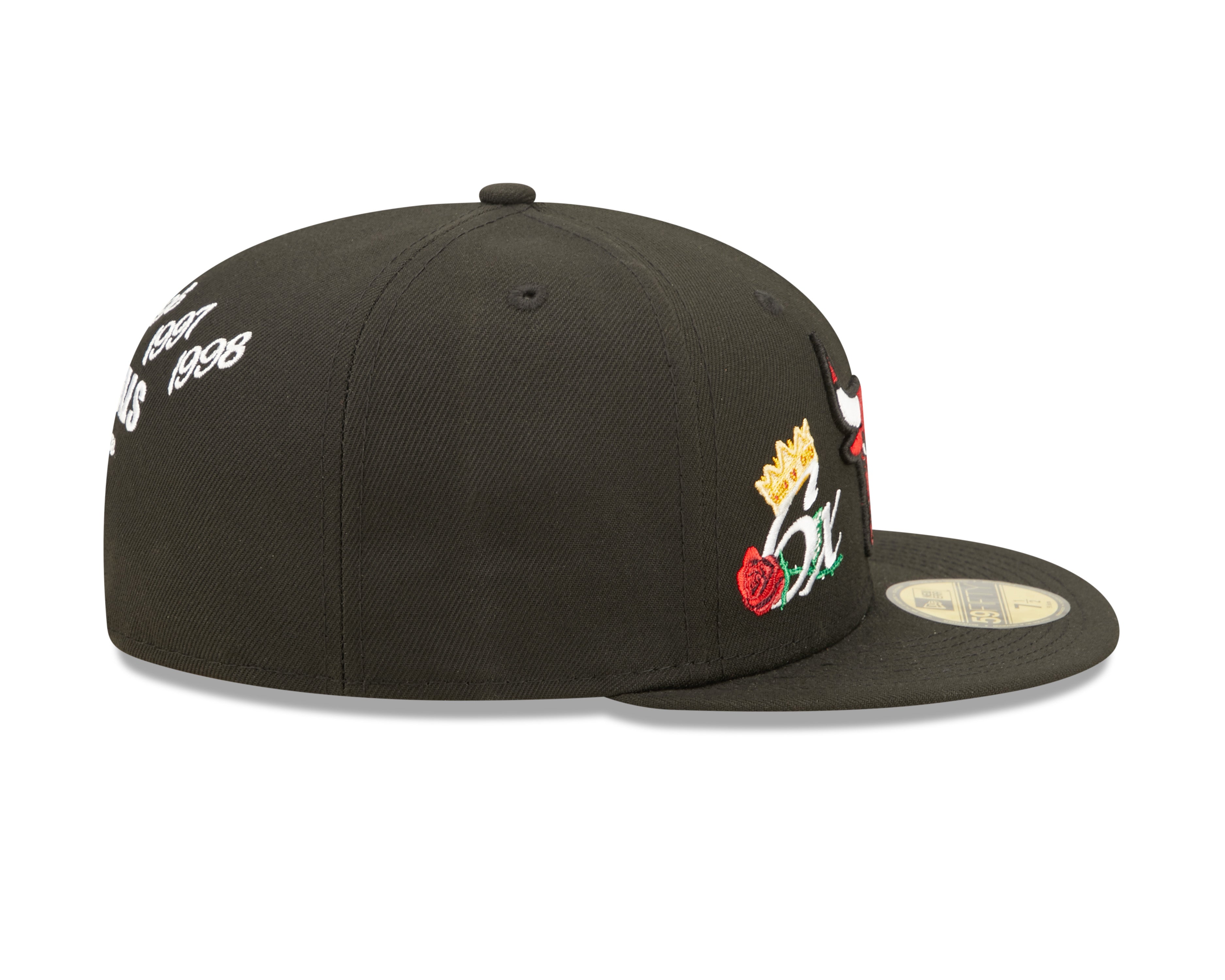 Chicago Bulls CROWN CHAMPS 59Fifty Fitted Cap - OTC - Headz Up 