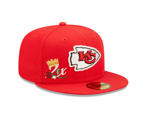 Kansas City Chiefs CROWN CHAMPS 59Fifty Fitted Cap - OTC - Headz Up 