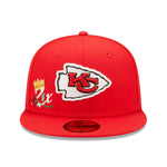 Kansas City Chiefs CROWN CHAMPS 59Fifty Fitted Cap - OTC - Headz Up 