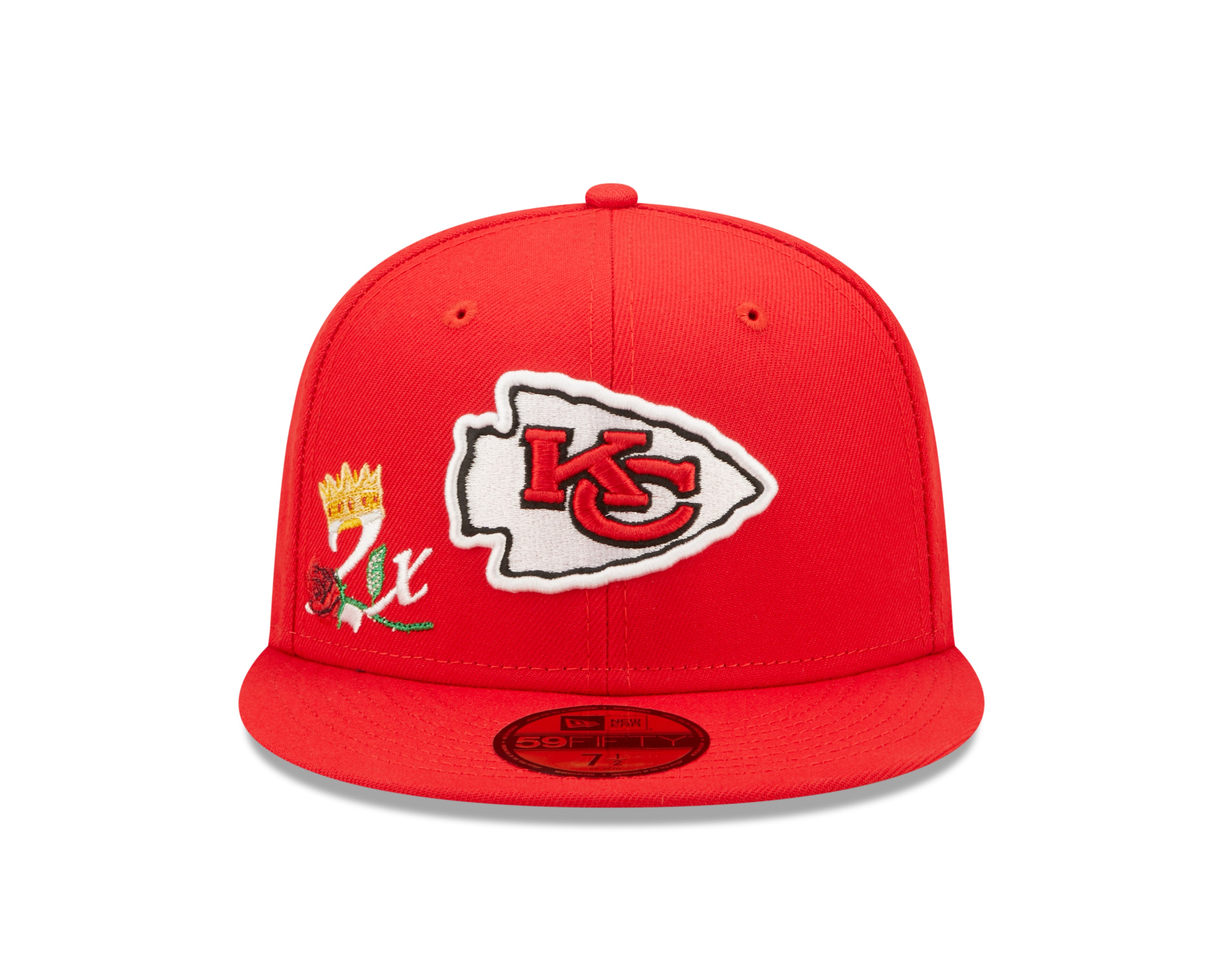 Kansas City Chiefs CROWN CHAMPS 59Fifty Fitted Cap - OTC - Headz Up 