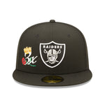 Las Vegas Raiders CROWN CHAMPS 59Fifty Fitted Cap - OTC - Headz Up 
