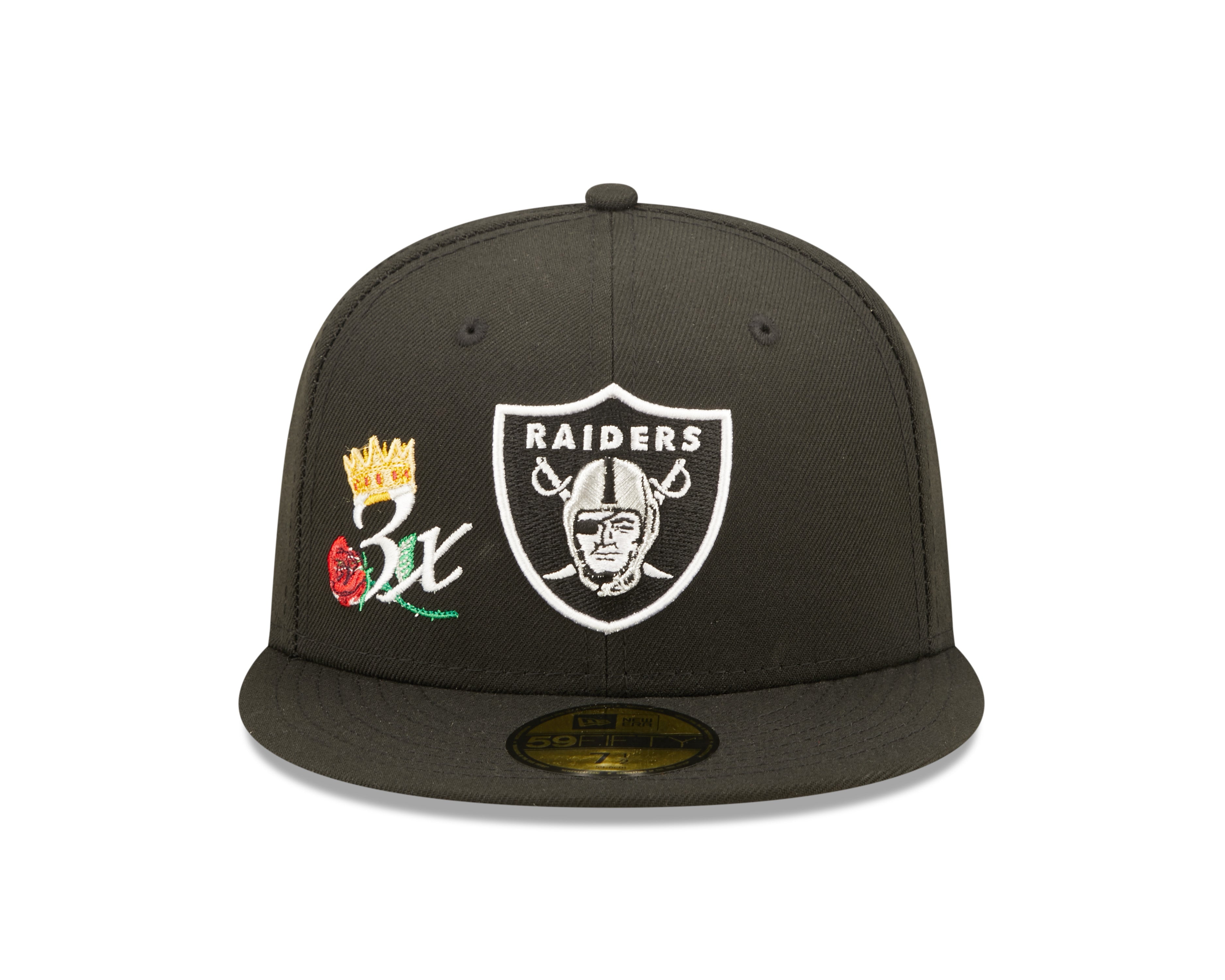 Las Vegas Raiders CROWN CHAMPS 59Fifty Fitted Cap - OTC - Headz Up 