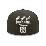 Las Vegas Raiders CROWN CHAMPS 59Fifty Fitted Cap - OTC - Headz Up 