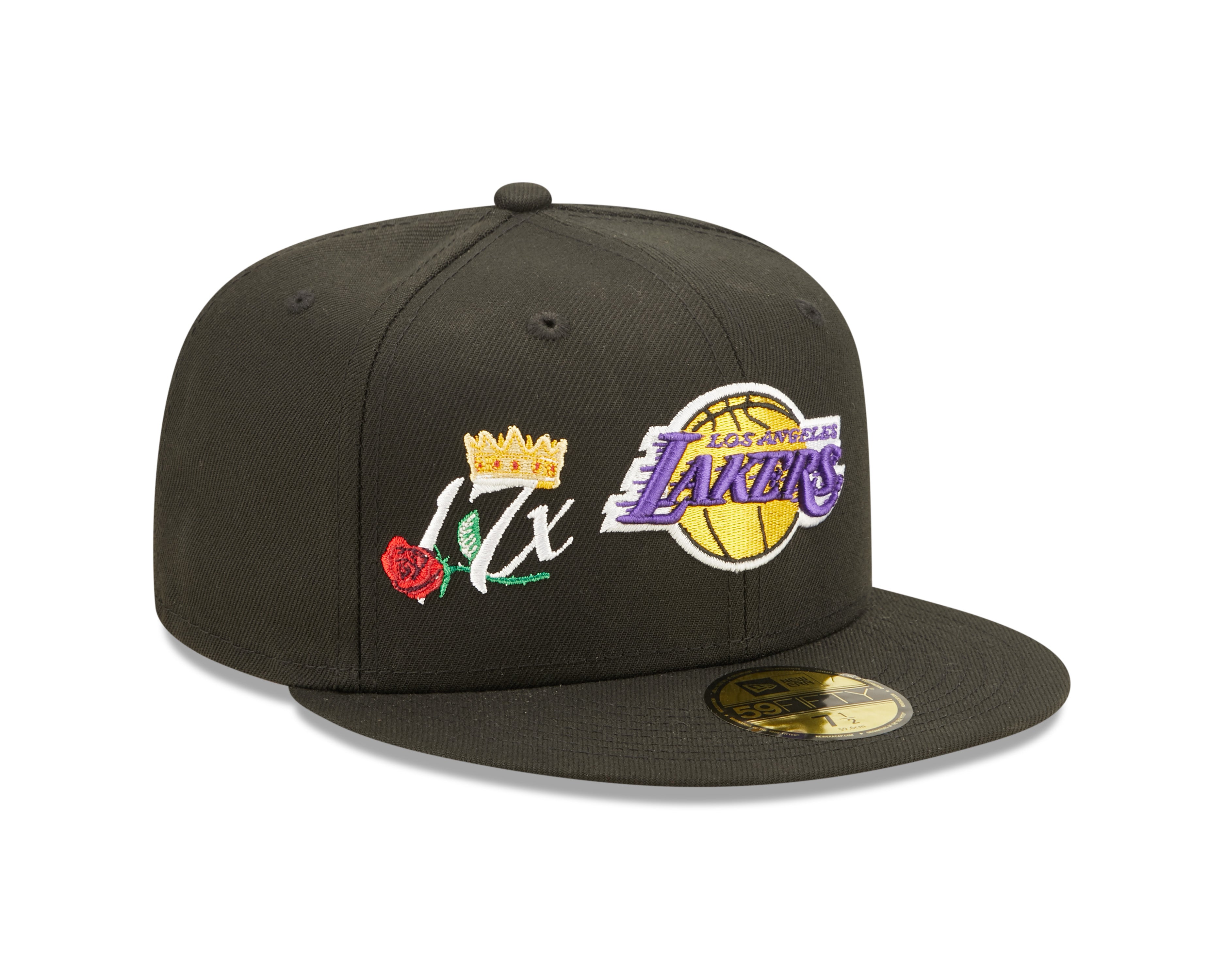 Los Angeles Lakers CROWN CHAMPS 59Fifty Fitted Cap - OTC - Headz Up 