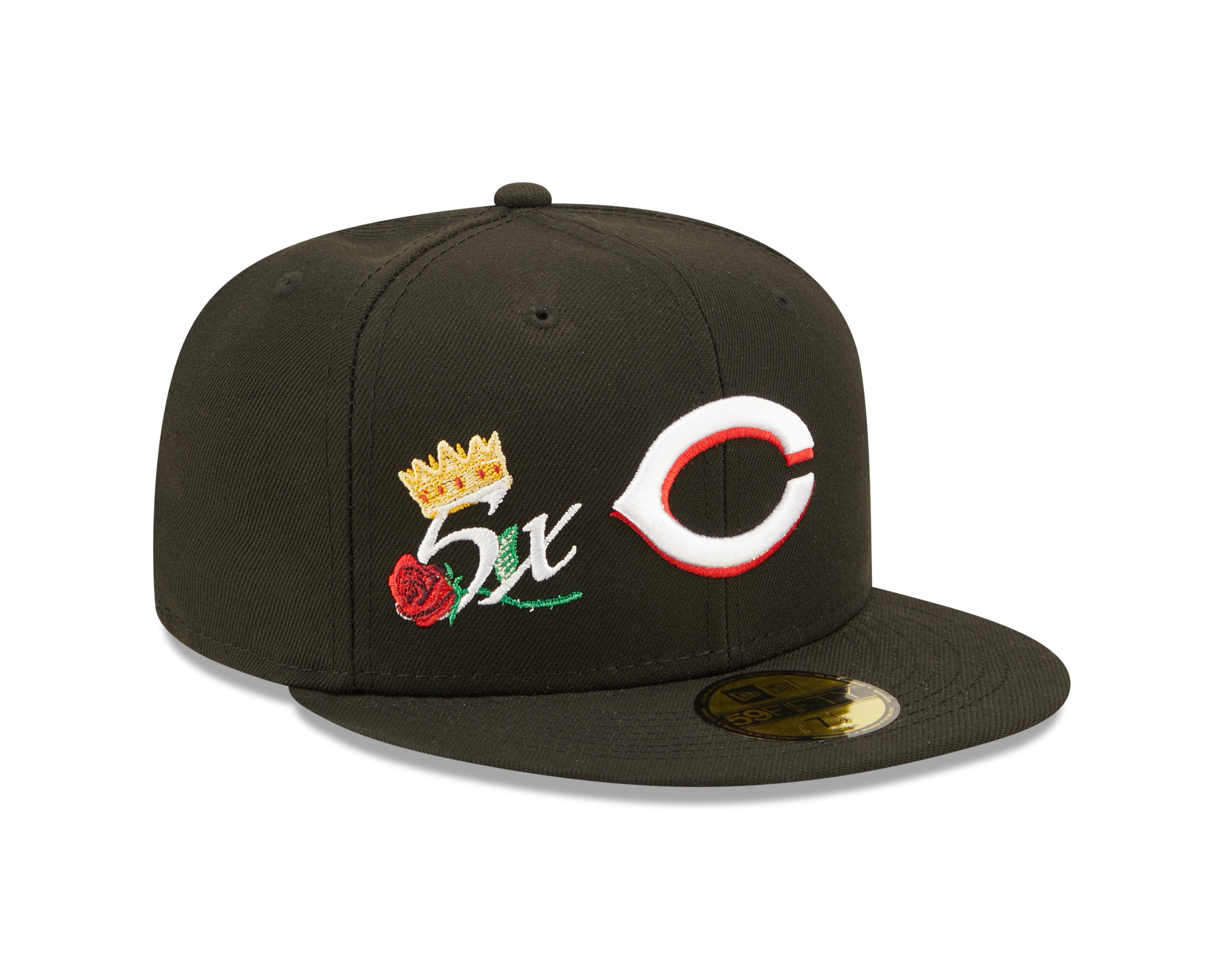 Cincinnati Reds CROWN CHAMPS 59Fifty Fitted Cap - OTC - Headz Up 