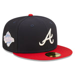 Atlanta Braves  POP SWEAT 59Fifty Fitted Cap - OTC - Headz Up 