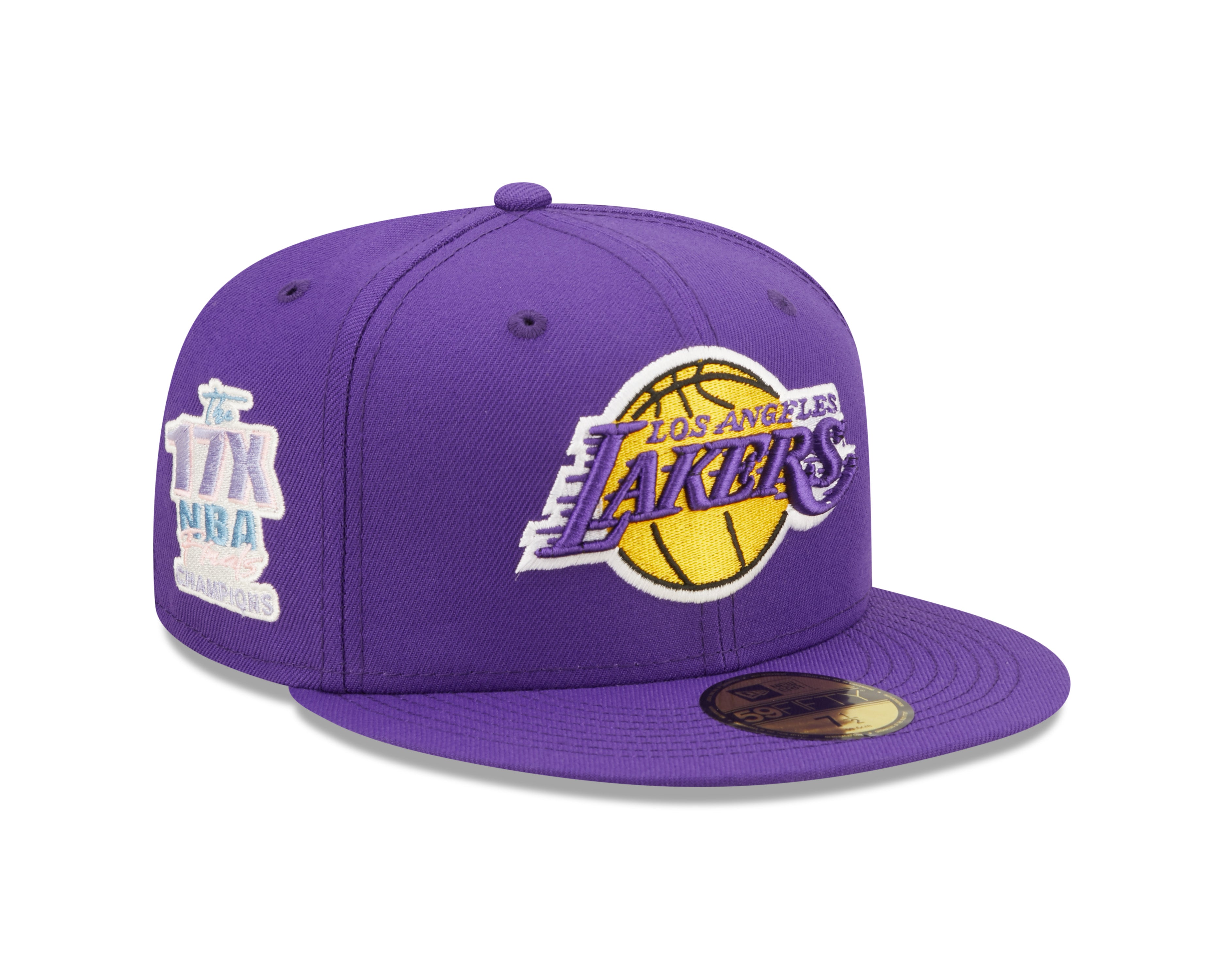 Los Angeles Lakers POP SWEAT 59Fifty Fitted Cap - OTC - Headz Up 