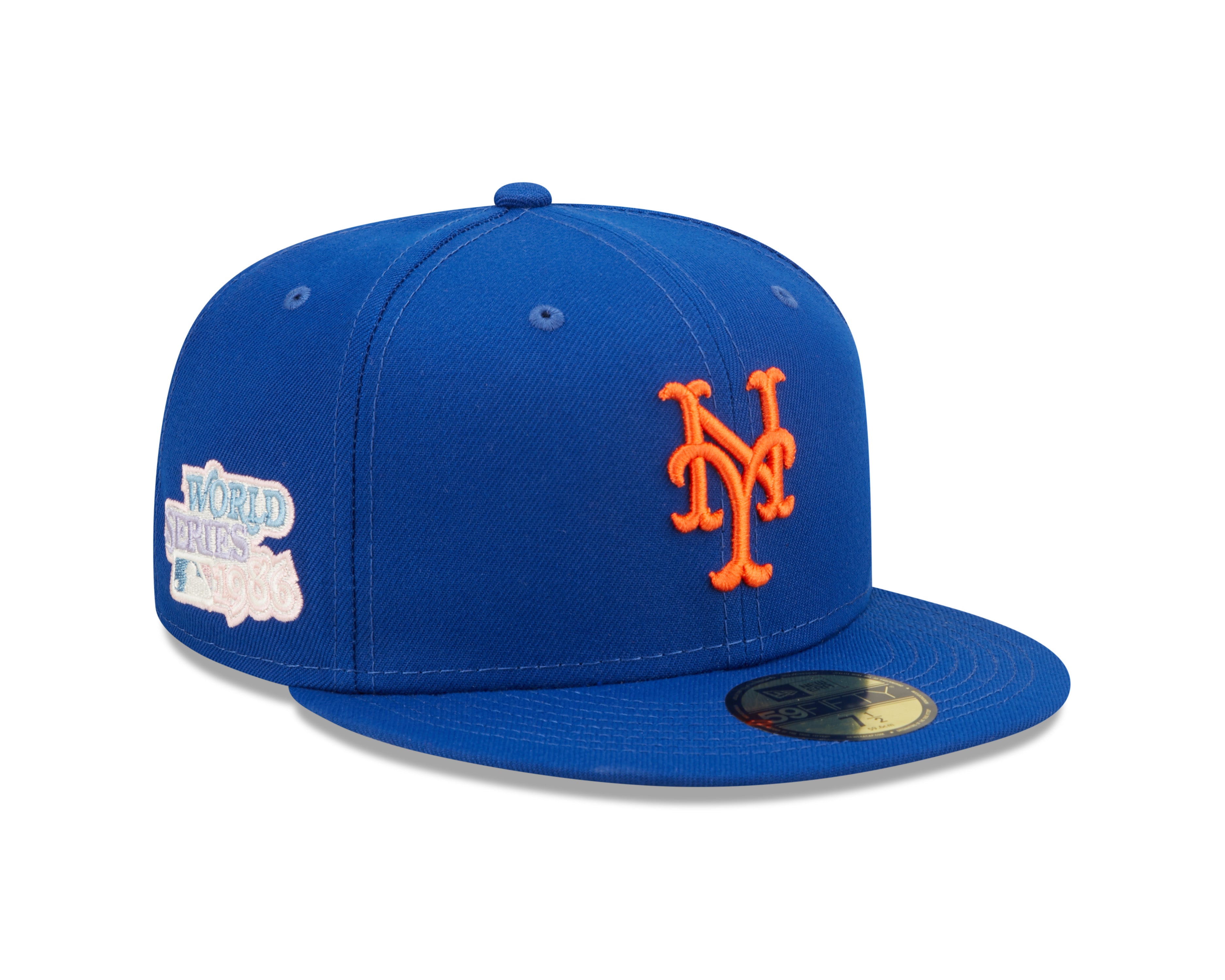 New York Mets POP SWEAT 59Fifty Fitted Cap - OTC - Headz Up 