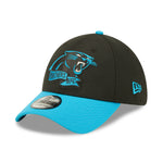 Carolina Panthers NFL Sideline 2022 39THIRTY Stretch Fit Cap - Black/Blue - Headz Up 