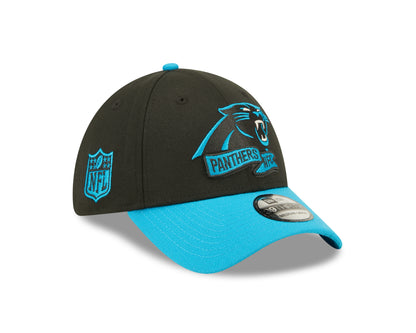 Carolina Panthers NFL Sideline 2022 39THIRTY Stretch Fit Cap - Black/Blue - Headz Up 