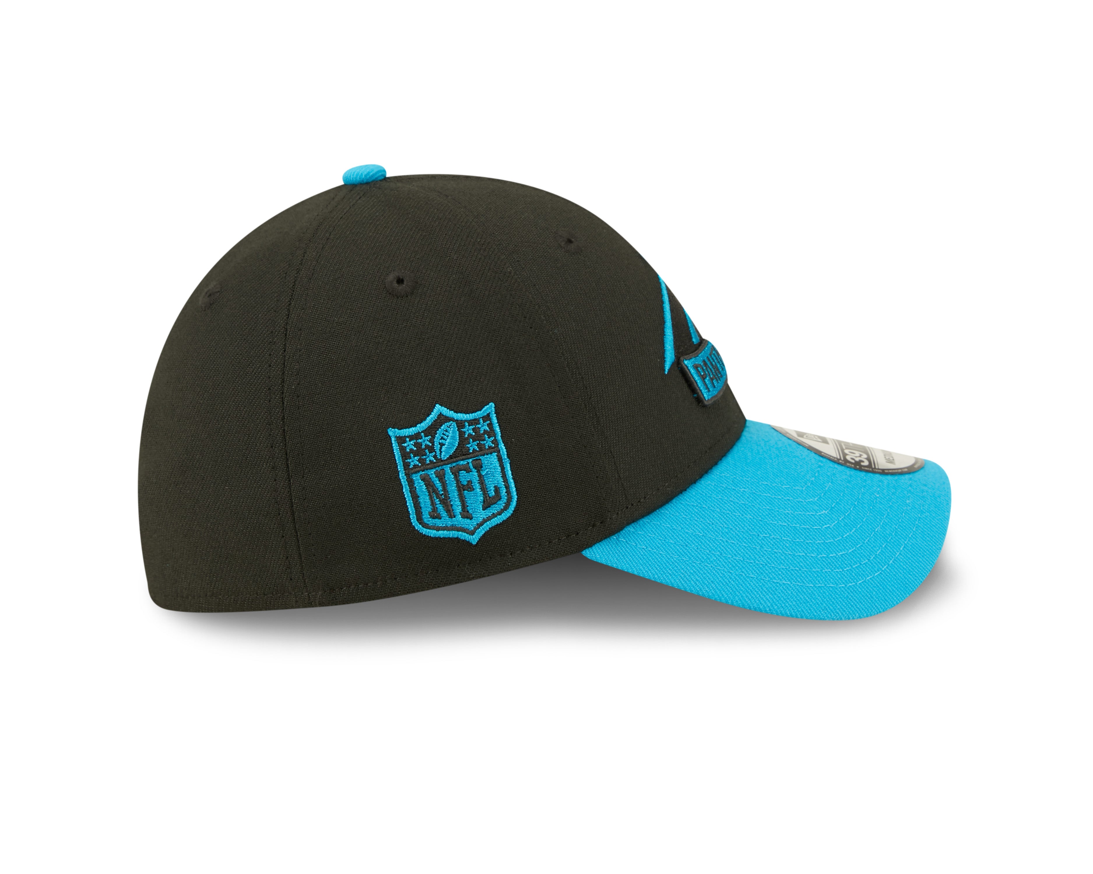 Carolina Panthers NFL Sideline 2022 39THIRTY Stretch Fit Cap - Black/Blue - Headz Up 