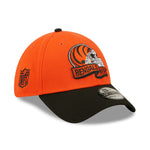 Cincinnati Bengals NFL Sideline 2022 39THIRTY Stretch Fit Cap - Orange/Black - Headz Up 