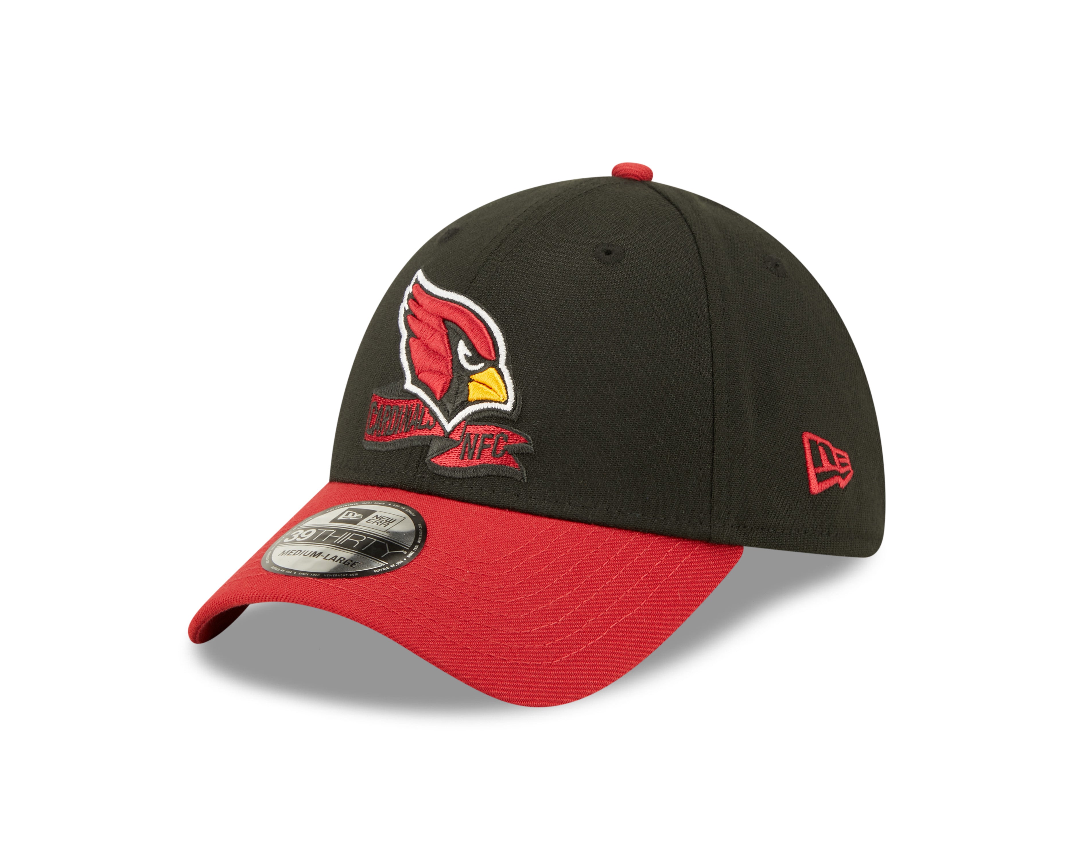 Arizona Cardinals NFL Sideline 2022 39THIRTY Stretch Fit Cap - Black/Red - Headz Up 