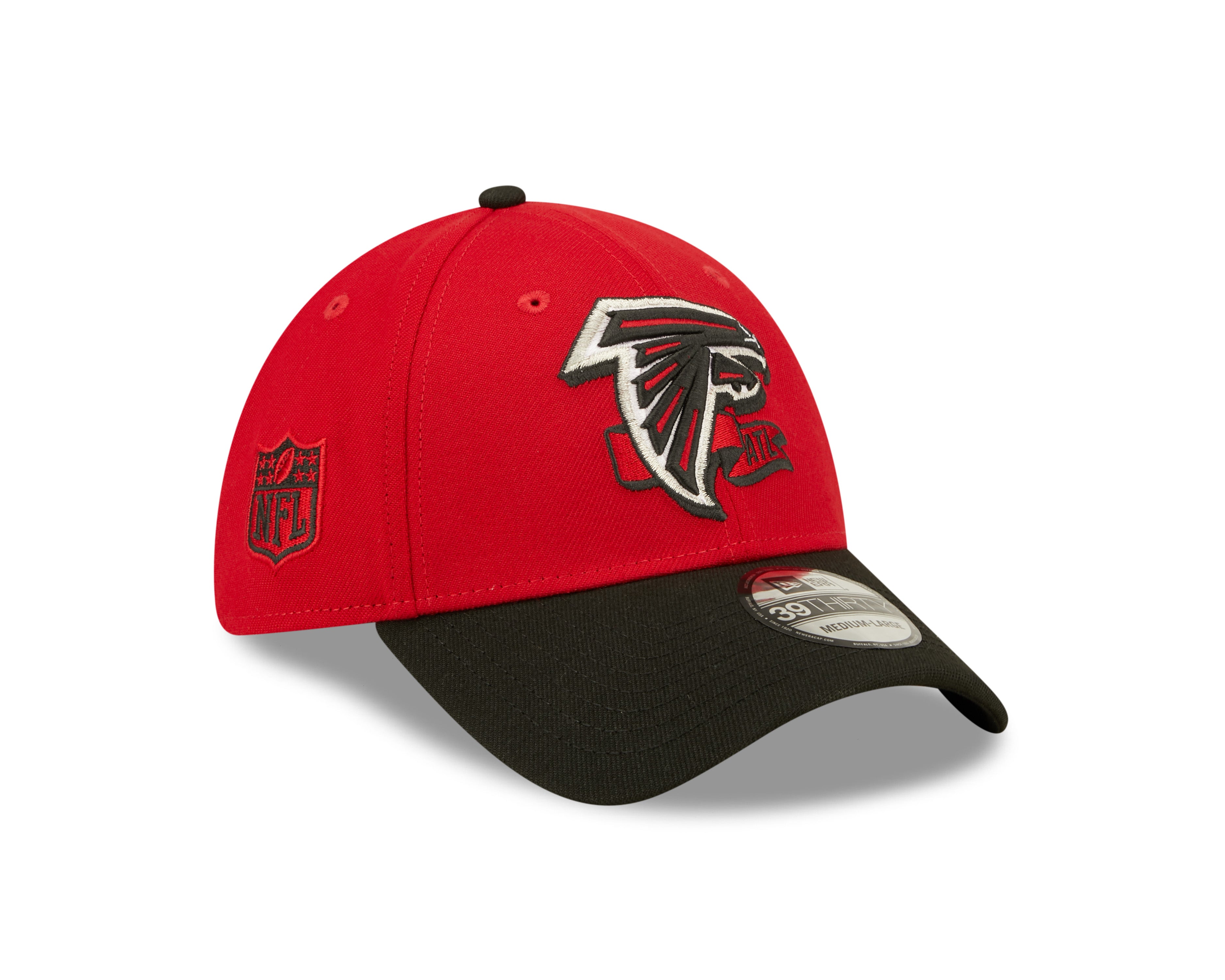 Atlanta Falcons NFL Sideline 2022 39THIRTY Stretch Fit Cap - Red/Black - Headz Up 