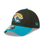 Jacksonville Jaguars NFL Sideline 2022 39THIRTY Stretch Fit Cap - Black/Blue - Headz Up 