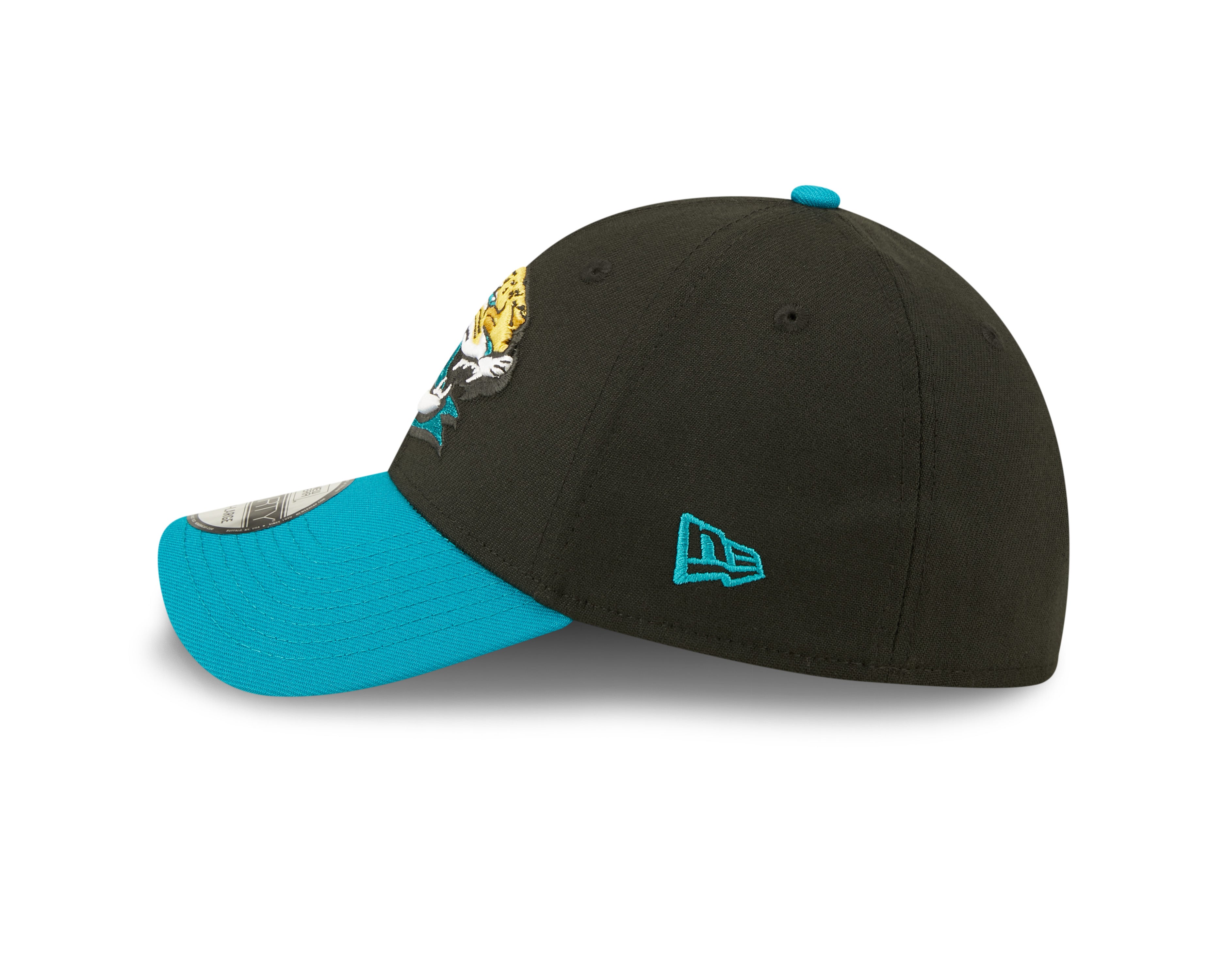 Jacksonville Jaguars NFL Sideline 2022 39THIRTY Stretch Fit Cap - Black/Blue - Headz Up 