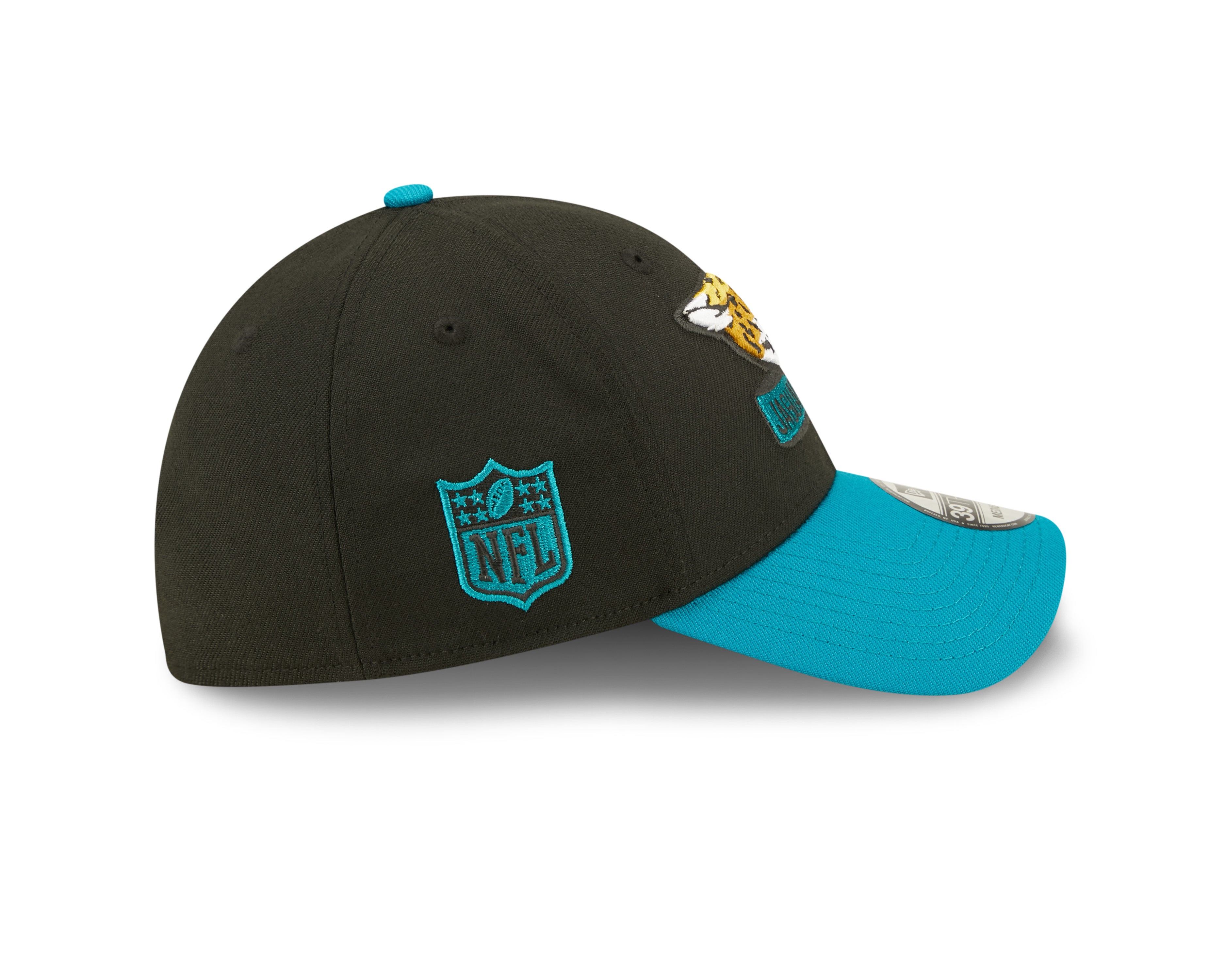 Jacksonville Jaguars NFL Sideline 2022 39THIRTY Stretch Fit Cap - Black/Blue - Headz Up 