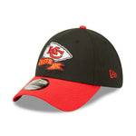 Kansas City Chiefs NFL Sideline 2022 39THIRTY Stretch Fit Cap - Black/Red - Headz Up 