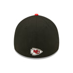 Kansas City Chiefs NFL Sideline 2022 39THIRTY Stretch Fit Cap - Black/Red - Headz Up 