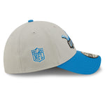 Detroit Lions NFL Sideline 2022 39THIRTY Stretch Fit Cap - Grey/Blue - Headz Up 
