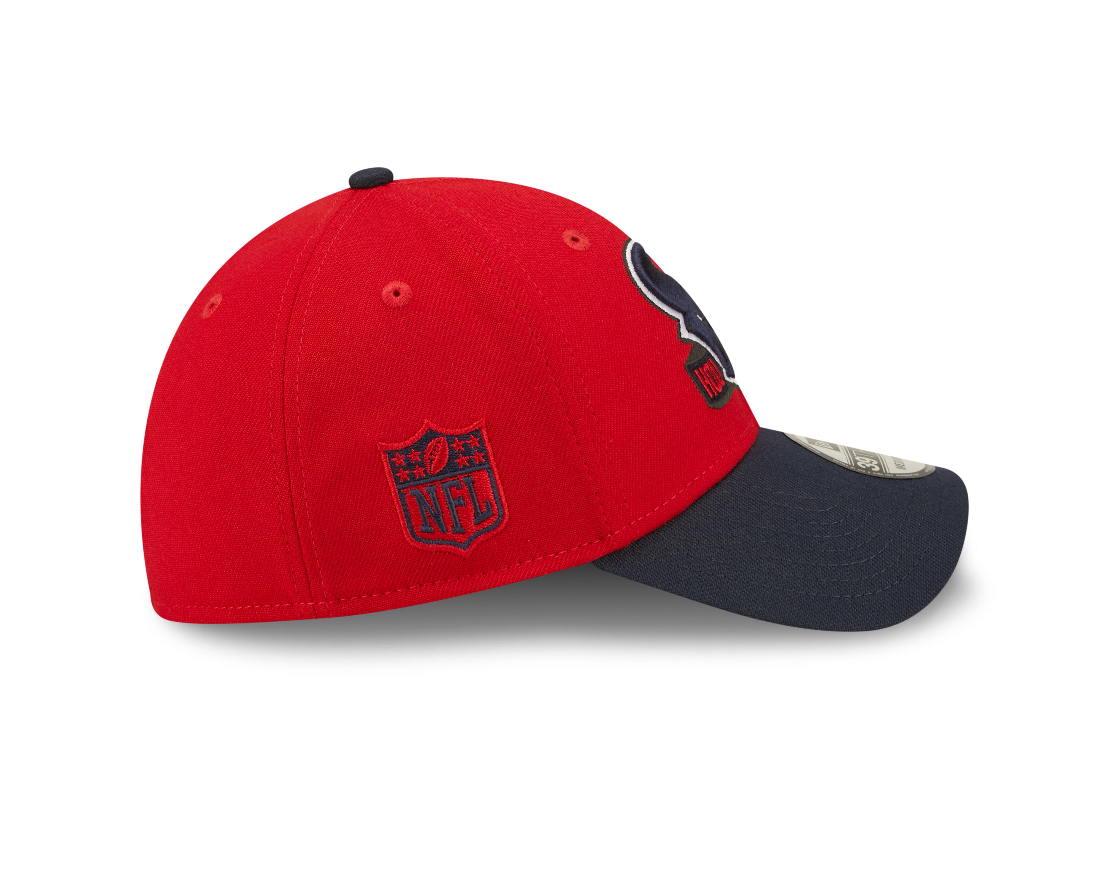 Houston Texas NFL Sideline 2022 39THIRTY Stretch Fit Cap - Red/Blue - Headz Up 